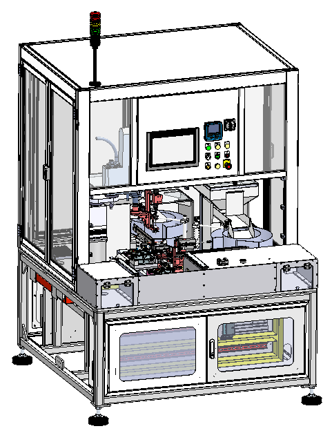 V20伺服驅動器鎖片安裝設備